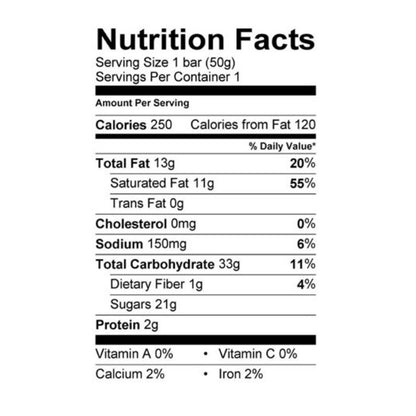Go Max Go - Snap! Bar, 1.75oz - nutrition facts