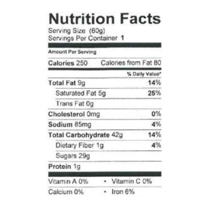 Go Max Go - Twilight Bar, 2.1oz - nutrition facts