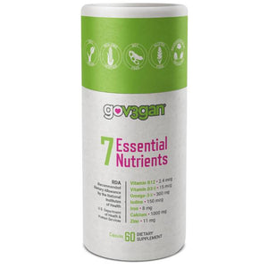 GoV3gan - 7 Essential Nutrients Dietary Supplement, 60pc