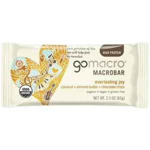 GoMacro - Coconut, Almond Butter & Chocolate Chips Macrobar, 2.3 oz