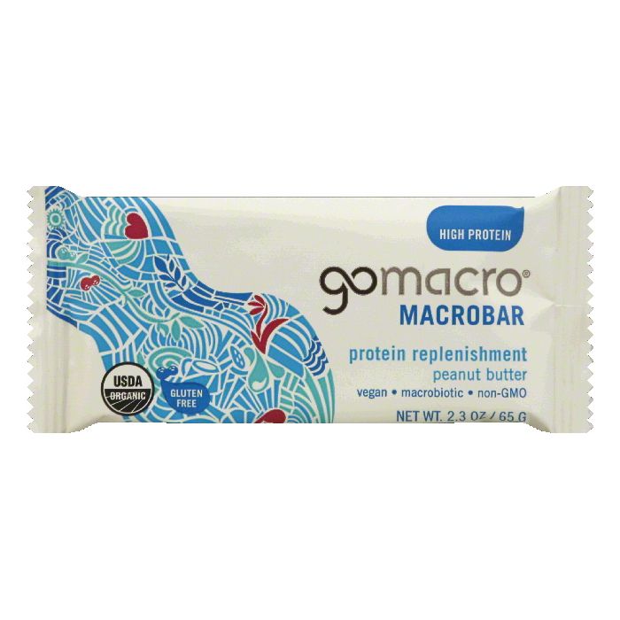 GoMacro - Protein Replenishment Peanut Butter Macrobar 2.3oz | Pack of 12 - PlantX US