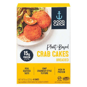 Good Catch - Plant-Based Breaded Crab Cakes, 8oz