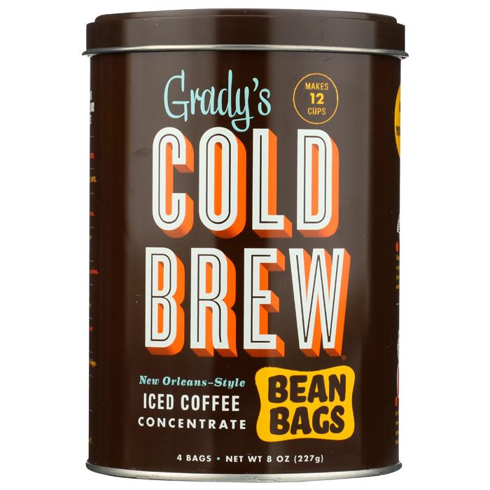 Grady's - Cold Brew Bean Bag Can - Iced Coffee Concentrate, 8oz