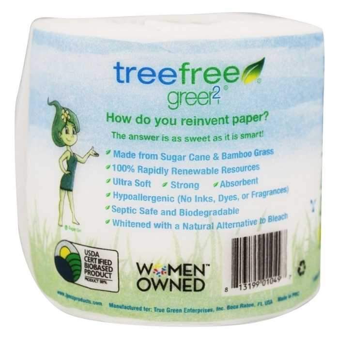 Green2 - Ultra Soft Tree-Free Bath Tissue- Back