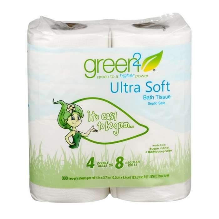 Green2 - Ultra Soft Tree-Free Bath Tissue- Front