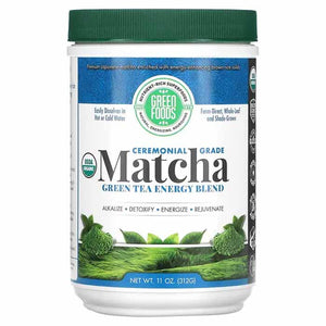 Green Foods - Ceremonial Grade Matcha Green Tea Energy Blend, 11oz