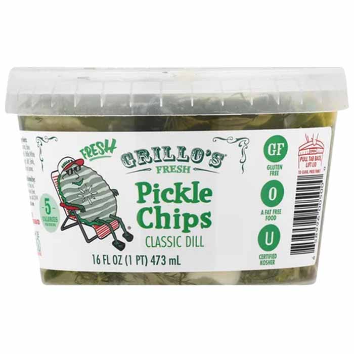 Grillo's Pickles Dill Pickle Slices Buy Now at PlantX PlantX US