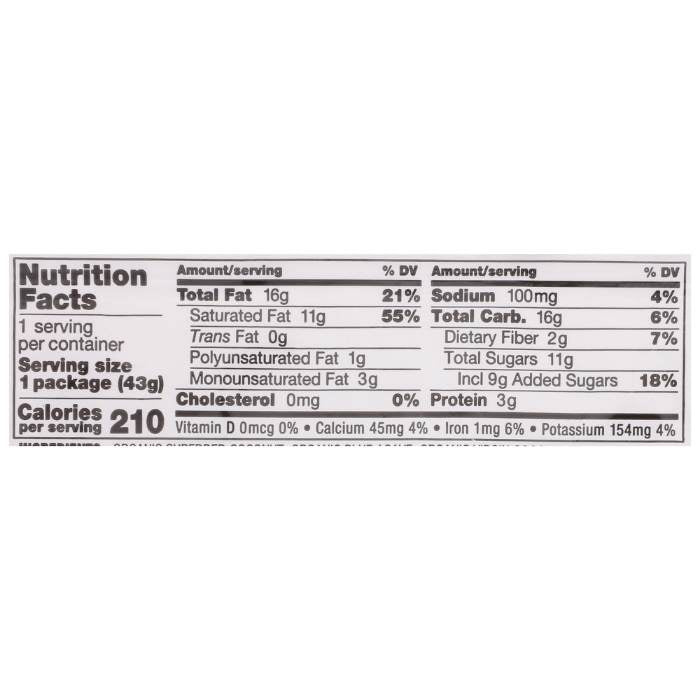 Hail Merry - Gluten-Free Cups Key Lime Pie, 2-Pack - nutrition facts