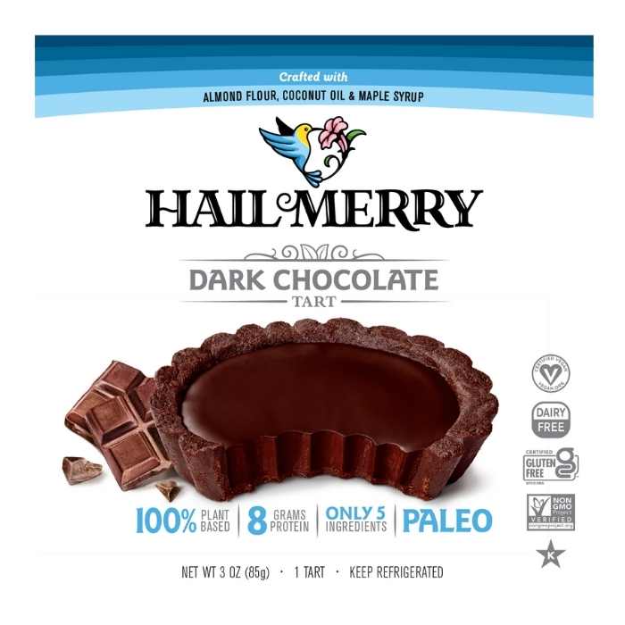Hail Merry - Gluten-Free Miracle Tarts - Dark Chocolate