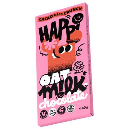 Happi - Oat M!lk Chocolate - Cacao Nibs Crunch, 2.8oz 