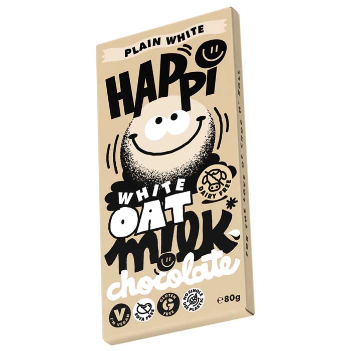 Happi - Oat M!lk Chocolate - White, 2.8oz 