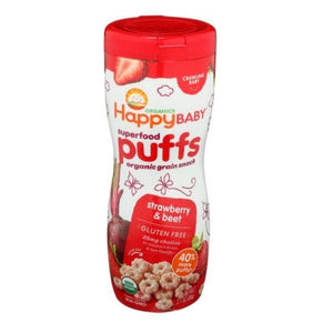 Happy Baby - Superfood Puffs: Fruit Veggie & Grain Puffs, 2.1oz