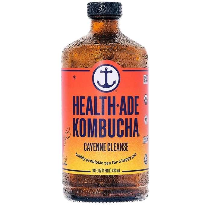 Health Ade - Cayenne Cleanse Kombucha, 16oz - Front