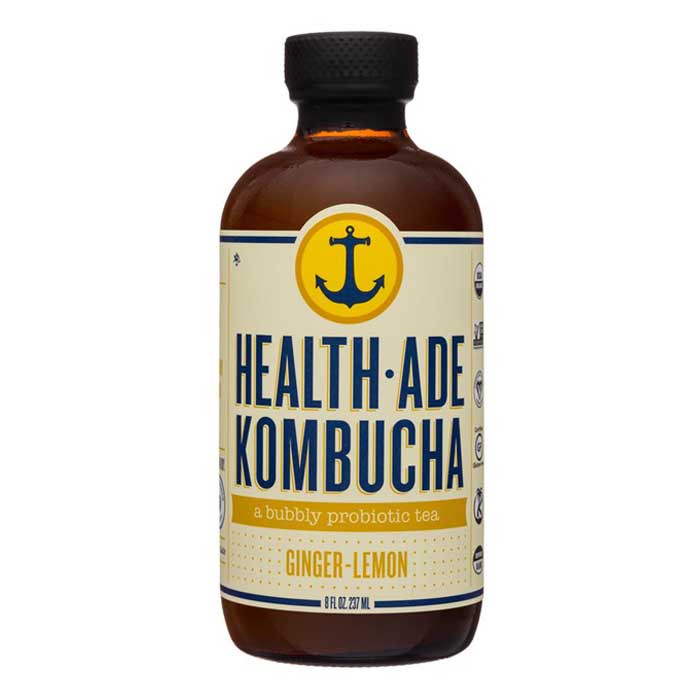 Health Ade - Kombucha (4 pack) - Ginger Lemon, 8oz
