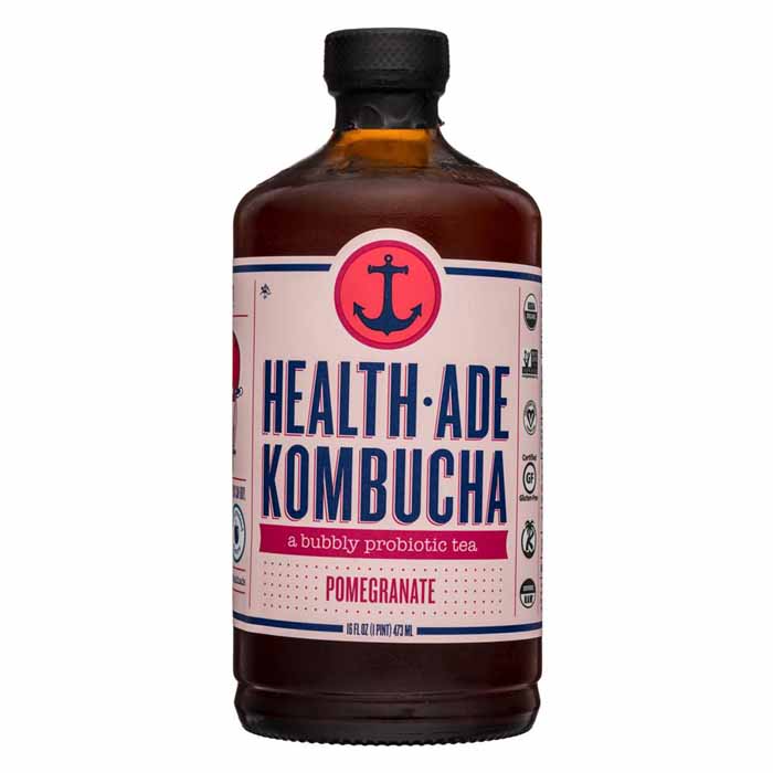 Health Ade - Kombucha (4 pack) - Pomegranate, 8oz