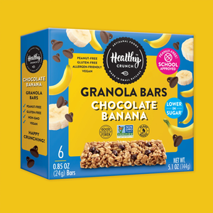 Healthy Crunch - Granola Bars Chocolate Banana | Pack of 6