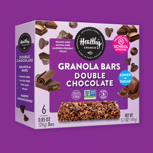 Healthy Crunch - Granola Bars Double Chocolate, | Pack of 6