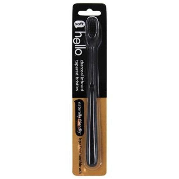 Hello - Bamboo Charcoal Toothbrush - front