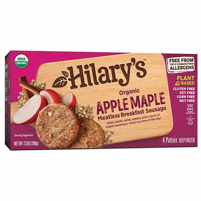 Hilary's - Breakfast Sausages - Apple Maple, 7.3oz