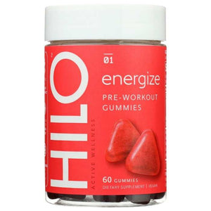 Hilo Nutrition - Energize Pre-Workout Gummies, 60 Gummies