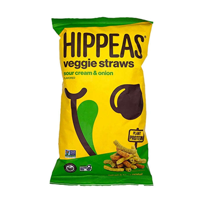 Hippeas - Veggie Straws Sour Cream N Onion, 3.75oz
