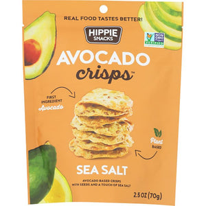 Hippie Snacks - Avocado Crisps Sea Salt, 2.5oz