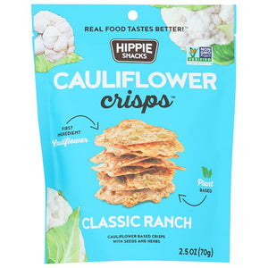 Hippie Snacks - Cauliflower Crisps Classic Ranch, 2.5oz