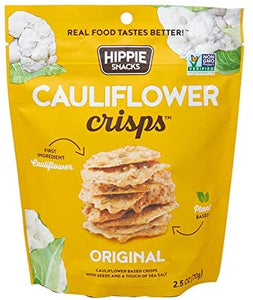 Hippie Snacks Cauliflower Crisps Original -- 2.5 oz
 | Pack of 8