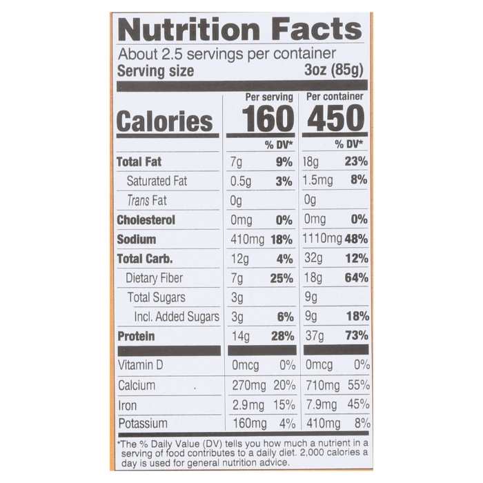 Hodo - Organic Thai Curry Nuggets, 8oz - nutrition facts