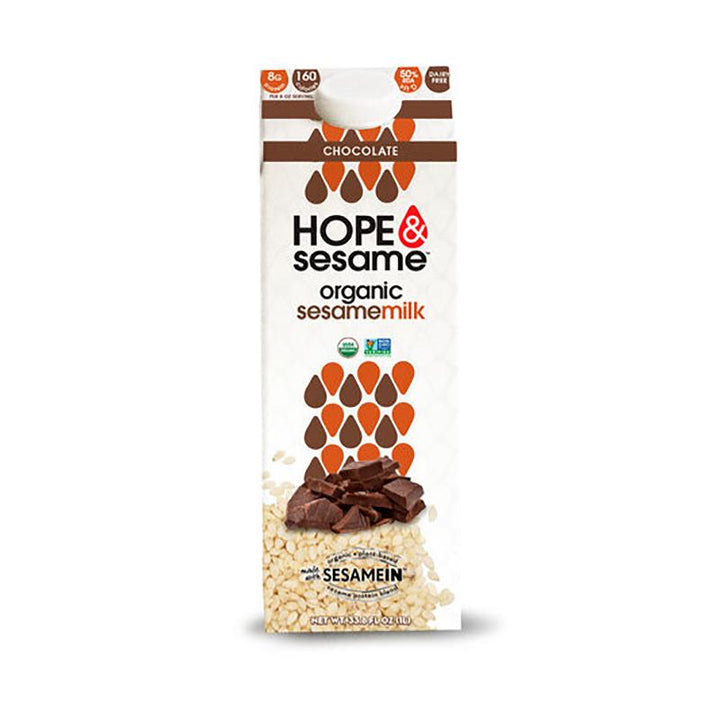 Hope and Sesame Original Chocolate Sesame Milk, 33.8 oz