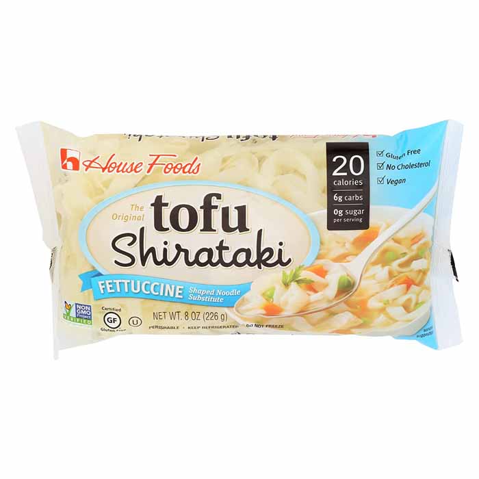 House Foods - Tofu Shirataki Noodles - Fetticcini Noodles, 8oz 