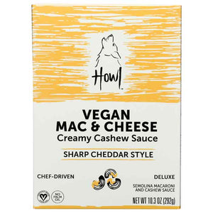 Howl - Vegan Mac & Cheese Sharp Cheddar, 10.3oz