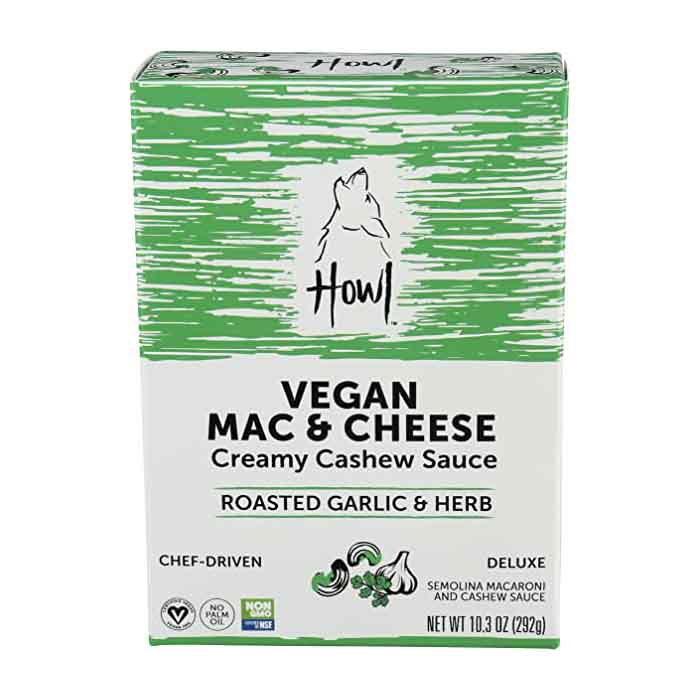 Howl Mac & Cheese with Creamy Cashew Sauce - Roasted Garlic & Herb ,10.3oz
