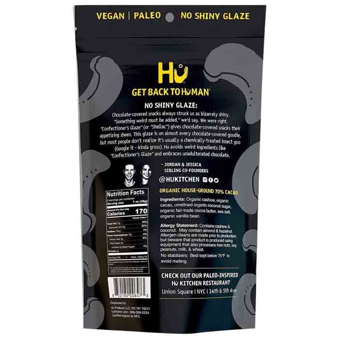 Hu - Chocolate Hunks Cashews & Vanilla Bean, 4oz - back