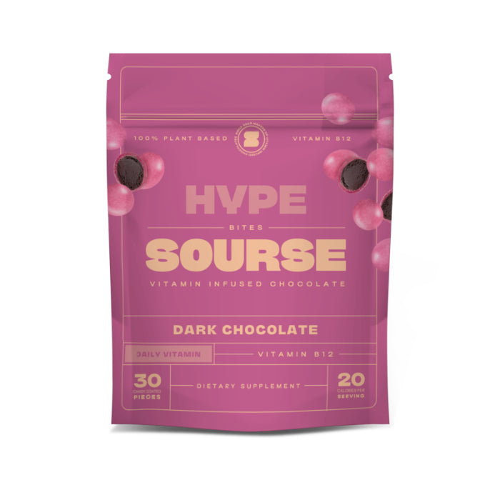 Sourse - Dark Chocolate Bites Hype Bites, 2.2 Oz