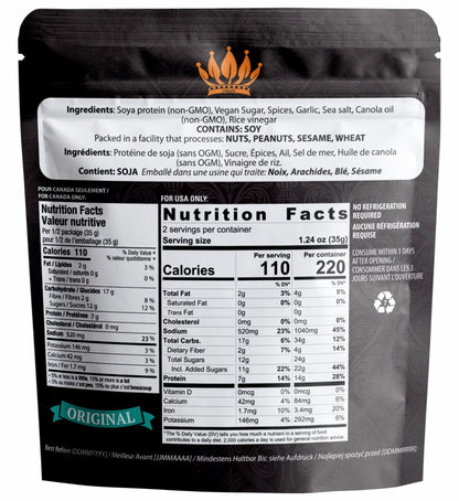 Noble Jerky - Vegan Jerky Original, 2.47oz - PlantX US