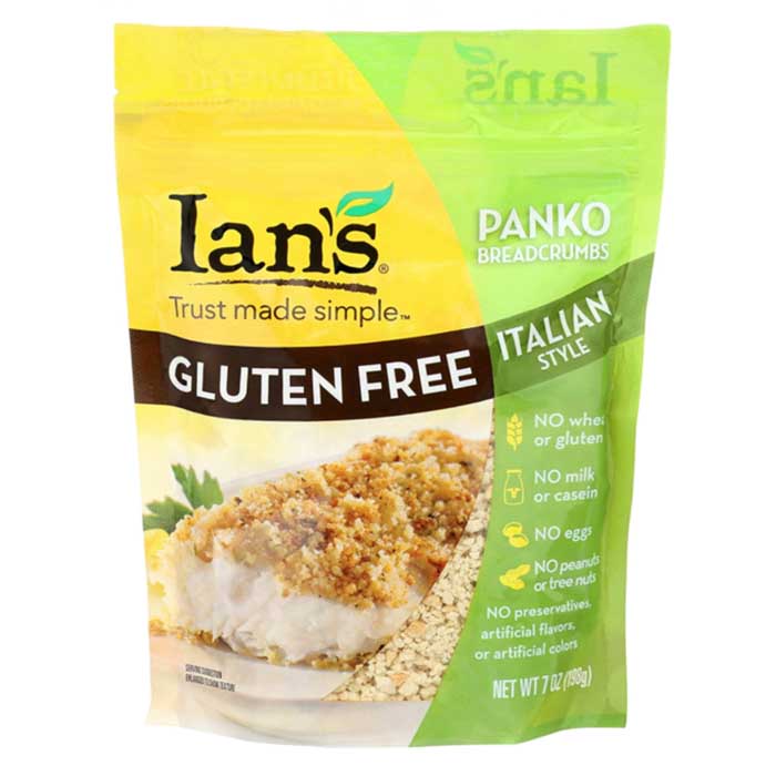 Ian's Natural Foods - Italian-Style Gluten-Free Panko Breadcrumbs, 7oz