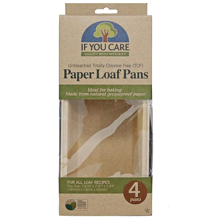 If You Care - Paper Loaf Pans, 4 Pack - front