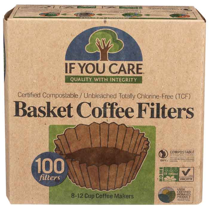 If You Care - Unbleached Coffee Filters, 100 Pack