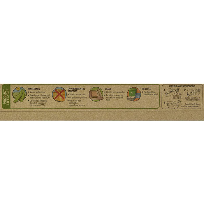 If You Care - Unbleached Wax Paper, 75sf - back