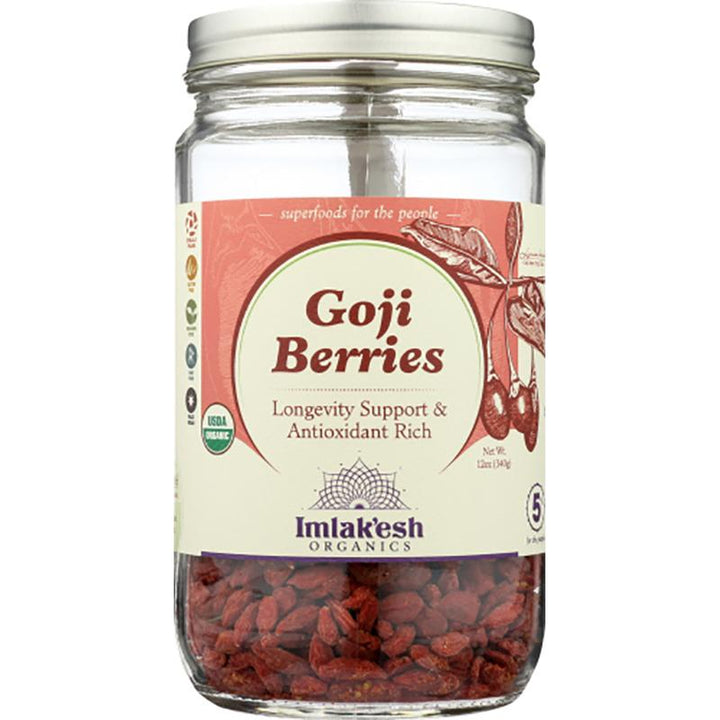 Imlakesh Organics Goji Berries, 12 oz