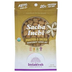 Imlakesh Organics - Sacha Inchi Nuts (Roasted & Salted), 2.25oz