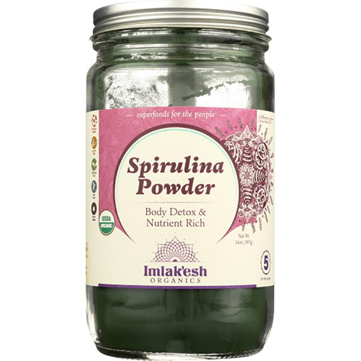 Imlakesh Organics Spirulina Powder, 14 oz
