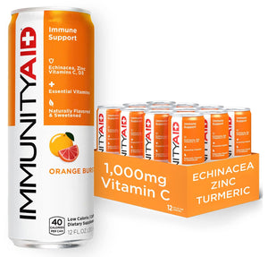 Lifeaid Beverage Co. - ImmunityAid Orange Burst, 12fl | Pack of 12