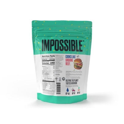 Impossible - Frozen Burger Patties Made From Plants, 6 Pack - back