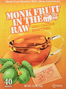 In The Raw Monk Fruit Keto Sweetener, 1.12 oz
 | Pack of 8