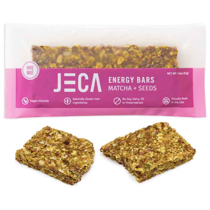 JECA Energy Bars - Energy Bar Matcha + Seeds, 1.8oz