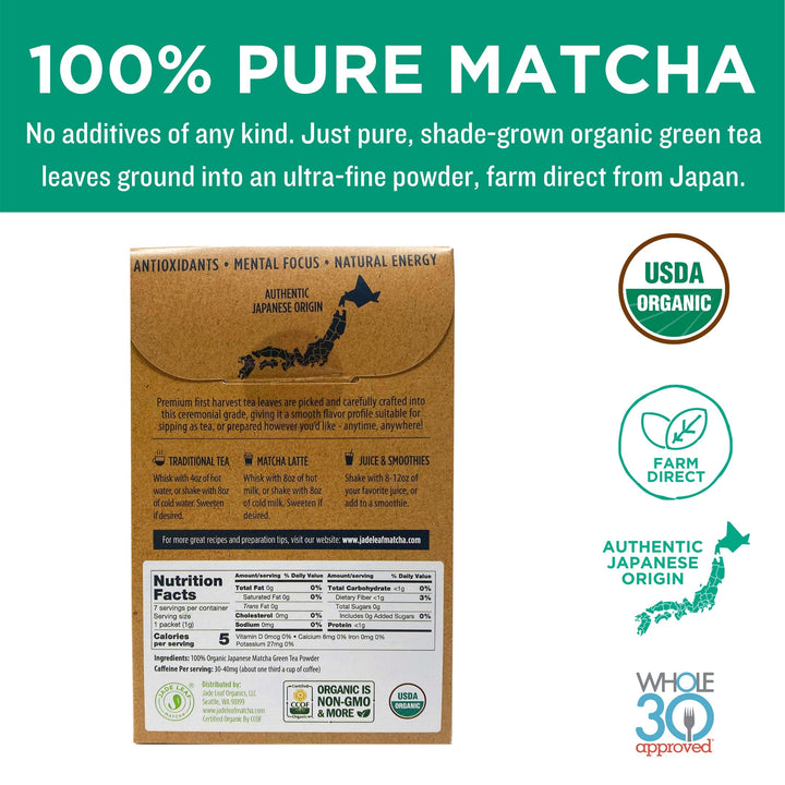 Organic Ceremonial Matcha - Teahouse Edition – Jade Leaf Matcha