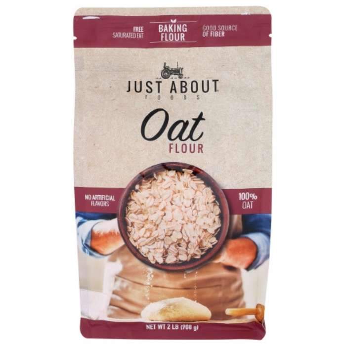 Just About Foods Organic Oat Flour- Front