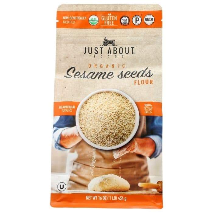 Just About Foods - Organic Sesame Seed Flour, 1lb - (front)